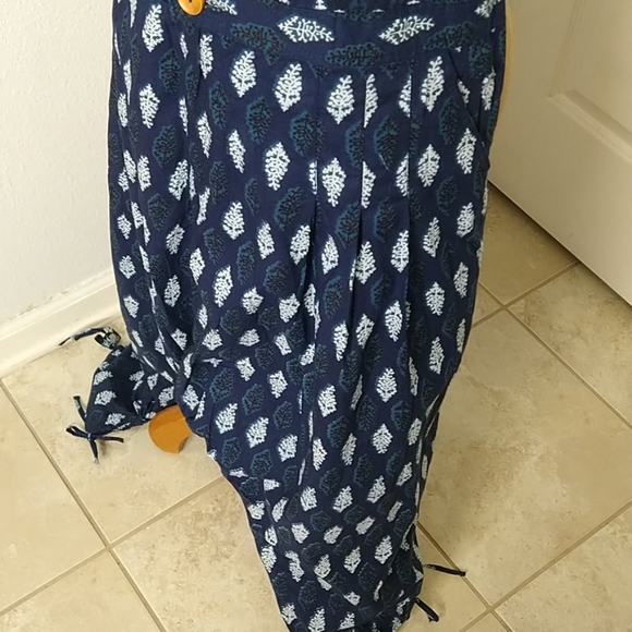 Desi Weavess Indigo Sleeveless Jodhpuri Jumpsuit - Picture 8 of 13